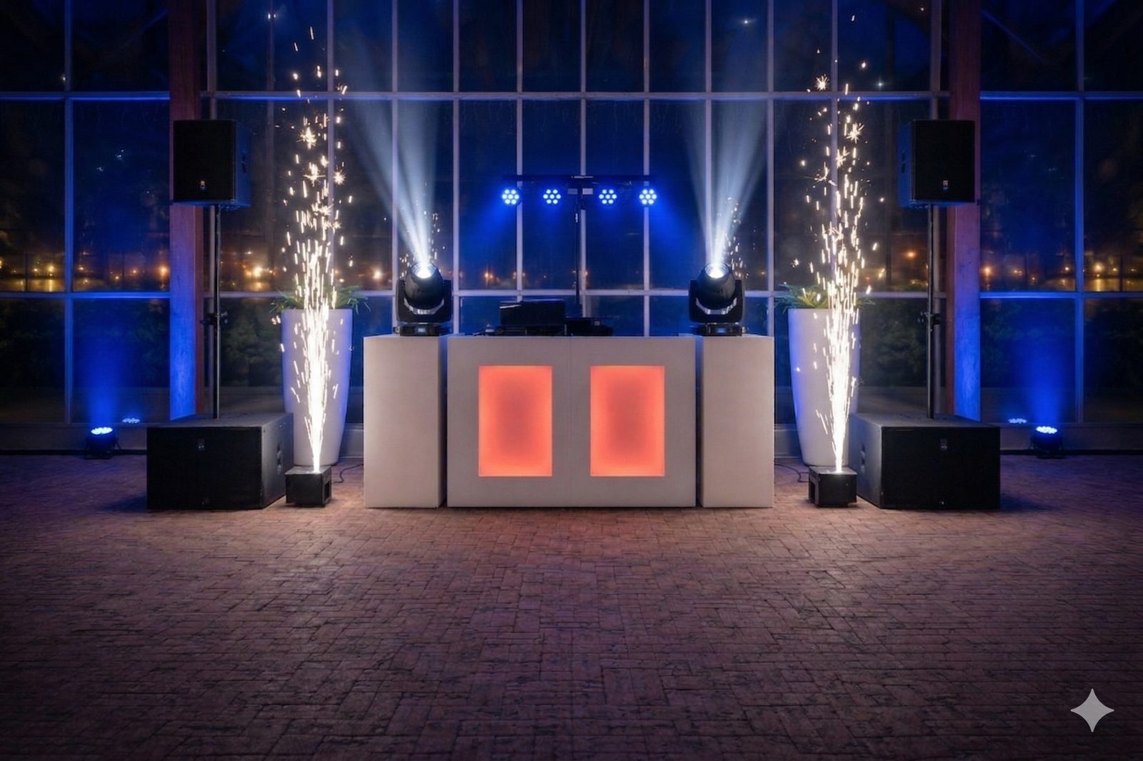 Sparkulars met uplighting